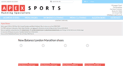 Desktop Screenshot of apex-sports.co.uk